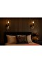 Gina Decorative Honey Pipe Glass Black Metal Modern Wall Sconce for Indoor Use (Rustic Led Bulb Included!!!) - 4