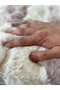 Serante Rabbit Hair, Non-Slip Base, Fluffy, Soft, Ultra Luxurious, Washable 2-Piece Bath Mat - 5