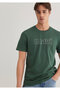 Logo Printed Green T-Shirt Slim Fit / Slim Fit065781-81570