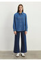 Alesta Classic Denim Dark Blue Vintage Jean Shirt Boyfriend1210780-87096 - 3