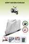 Rear Bag Compatible Motorcycle Tarpaulin for Kuba Vn50 Pro, Gray, Safe, Waterproof Durable Fabric