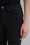 Women's Kendra High Waist Straight Leg Jean Trousers - Black - 5