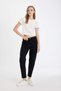 Lina Comfort Mom High Waist Comfortable Fit Lightweight Narrow Leg Ankle Length Jean Pants 3136717 - 3