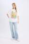 Spongebob Oversized Wide Fit Crew Neck Short Sleeve T-Shirt D9105Ax25Sm - 2