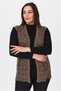 Women's Mink Embroidered Mercerized Seasonal Knitwear Mother Vest - 2
