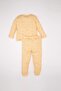 Baby Girl Pajama Set Food Printed Waffle Long Sleeve Top Long Bottom 3144980 - 4