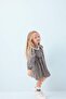 Baby Girl Large Lapel Plaid Pattern Long Sleeve Button Flannel Dress D3071A524Au - 2