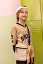 Boy Oversize Wide Fit V-Neck Letter Print Long Sleeve T-Shirt C9279A824Au