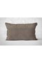 Single Velvet Textured Throw Pillow Cover Mink