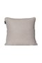 3-Piece Cushion Cover Cotton Textured Soft Sofa Backrest Gift Punch Can Be Made Cream Color - 2