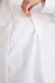 Relax Fit Shirt Collar Poplin Basic Plain Long Sleeve White Shirt Tunic D4773Ax24Au - 5