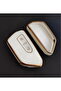 High-quality Nano Key Cover in White, compatible with Luxury Golf 8, Cupra, Seat Leon, and Tarraco models. - 3