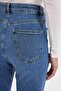 Slim Flare Normal Waist Slit Long Washed Jean Pants C7621Ax24Au - 6