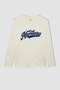 Boys' Crew Neck Printed Long Sleeve T-Shirt C9562A824Au - 7
