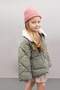 Baby Girl Quilted Plush Collar Coat C3496A524Au