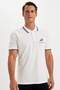 New Regular Fit Printed Short Sleeve Pique Polo T-Shirt C9227Ax24Sm