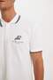 New Regular Fit Printed Short Sleeve Pique Polo T-Shirt C9227Ax24Sm - 4