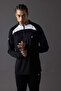 Slim Fit Slim Fit High Collar Zippered Printed Heavy Fabric Sportsman Sweatshirt B5026Ax24Sp - 3