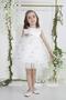 1-5 Years Old Butterfly Detail Tulle Baby Girl Children's Festive Graduation Ball Evening Dress - 3