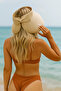 قبعة واقية من الشمس قابلة للطي باللون البيج مستوردة - 2