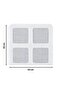 50Pcs Self Adhesive Disposable Gridded Bathroom Shower Drain Hair Hair Catcher Wire Strainer - 2