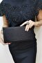 Women's Cupra Black Glitter Clutch Evening Dress Evening Bag