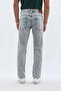 بنطال جينز بقصّة Slim Fit - أزرق فاتح مغسول - 4