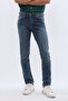 بنطال جينز بقصّة Slim Fit - أزرق داكن - 4