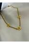 Gold Color Special Design Tarnish-Free Steel Necklace - 3