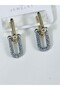 Double Color Zircon Stone Sparkling Earrings - 3