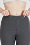 Women's Smoked High Waist Ribbed Loose Leg Casual Thin Sweatpants Pajamas - 6