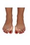 2-Finger Foot Thumb Bone Protrusion and Finger Corrector Roller Bone Protector 1 Pair - 4
