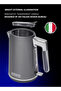 Electric Kettle with 360° Swivel Base, 1.7 Liter Capacity, 2200W, Power Cord Storage, 2 Year Warran - 3