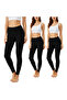 |   Women's 3-Piece Thermal Cotton Black Leggings (3 Pieces)