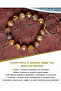 Certified Faceted Citrine & Hematite Natural Stone Macrame Bracelet