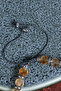 Certified Faceted Citrine & Hematite Natural Stone Macrame Bracelet - 4