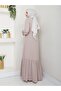 Medina Silk Ferace with Cornered Gather Detail - 8