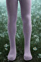 Girl's Cotton Pantyhose Lilac - 5