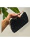 Stone Finger Interlocking Evening Dress Women's Handbag - 7