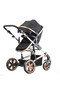 Teknum 3In1 Pram Stroller  + Car Seat-Black - 6