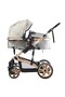 Teknum 3In1 Pram Stroller + Car Seat-Grey - 8