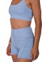Women's Strappy Sports Bra Blue - C904 - 5