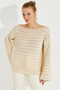 Women's Vanilla Openwork Knitwear Blouse YV213 - 6