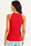 Women's Red Camisole Sleeveless Blouse Yİ1566 - 4