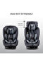 Teknum Evolve 2 Car Seat 0-12yrs with Grey Dad's Diaper Hand Bag - Dark Grey - 4