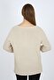 Wide Collar Knitted Sweater (320747Kzk) - 4