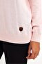 CYCLING COLLAR PINK COMFORT FIT SWEATER (E20-18907) - 5