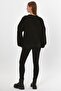 Balloon Sleeved Polo Neck Sweatshirt (B22-5756) - 4
