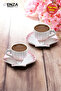 Emerald Set of 2 Pink Porcelain Cups