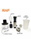 RAF 4-in-1 Hand Blender Set – 800W Stainless Steel Chopper, Mixer, Smoothie & Milk Frother - 4